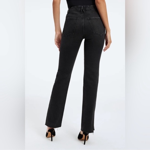 Good American Good Boy Jeans Black220 Size 24 NWT - Picture 3 of 8